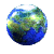 Spinning globe