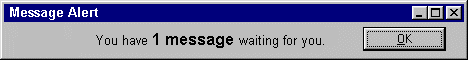 You have new messages